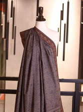 Royal Fashion Embroidered Woolen Shawls - RF25SH A6J22-B01 Gray